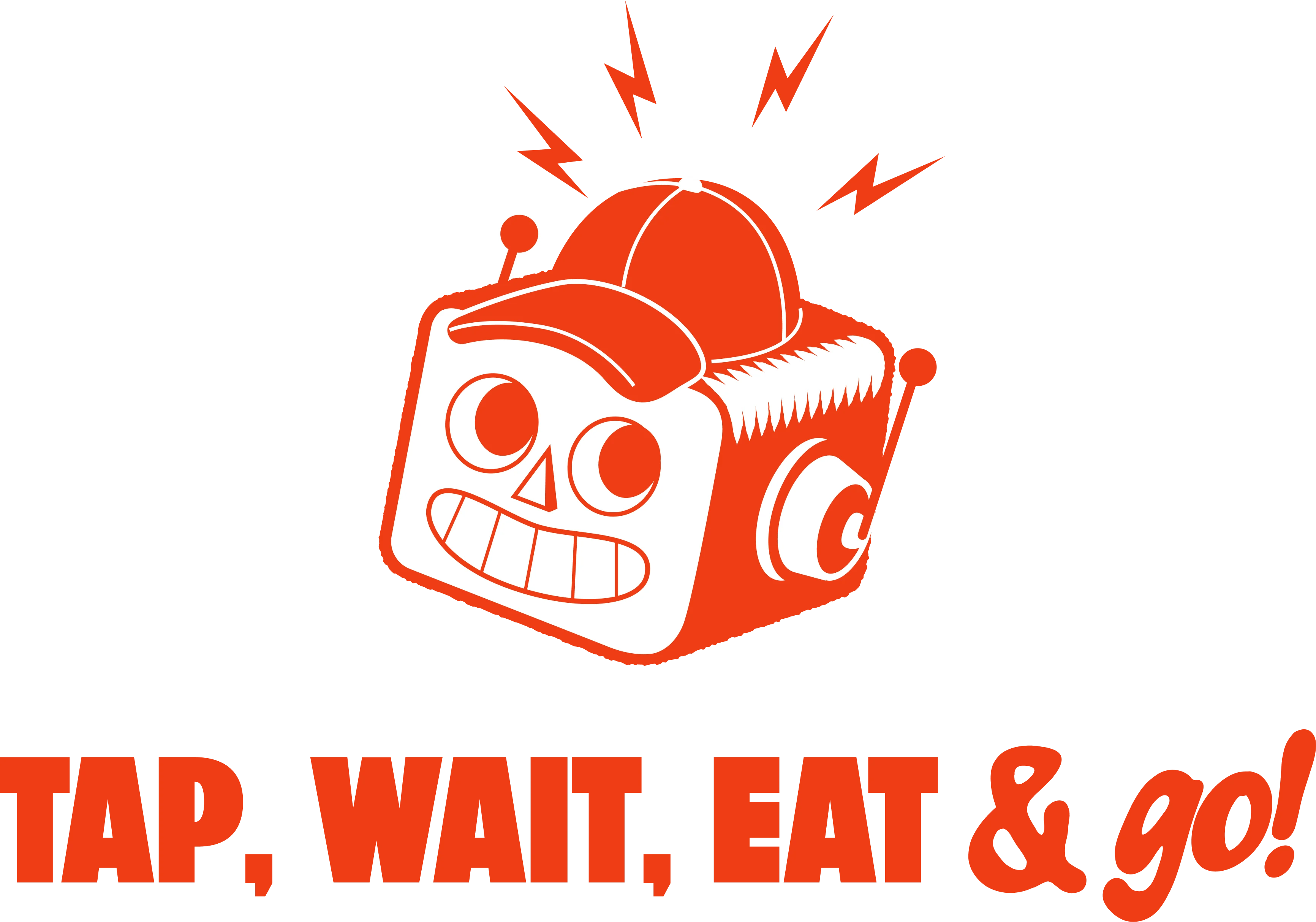 Robot Pizzabot — Tap, Wait, Eat & Go